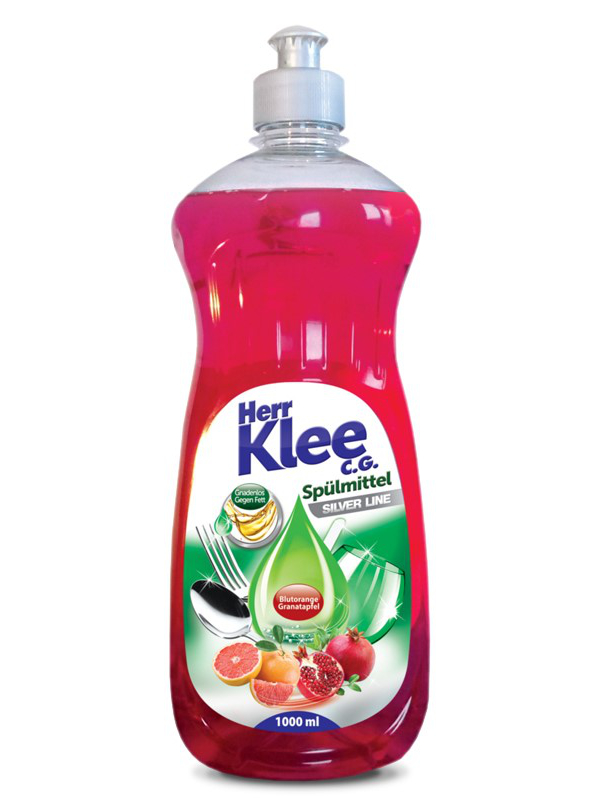 Dishwashing liquid Herr Klee Silver Line Grapefruit and Pomegranate 1 l