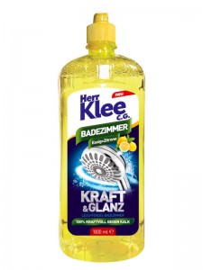 Octowy płyn do czyszczenia łazienki Herr Klee 1 l o zapachu cytryny